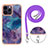 Coque Silicone Motif Fantaisie Souple Couleur Unie Etui Housse avec Laniere Strap Y07B pour Apple iPhone 13 Pro Max Petit