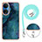 Coque Silicone Motif Fantaisie Souple Couleur Unie Etui Housse avec Laniere Strap Y07B pour Huawei Honor X7 Petit