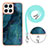 Coque Silicone Motif Fantaisie Souple Couleur Unie Etui Housse avec Laniere Strap Y07B pour Huawei Honor X8 4G Petit