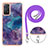 Coque Silicone Motif Fantaisie Souple Couleur Unie Etui Housse avec Laniere Strap YB1 pour Xiaomi Redmi Note 11 Pro 4G Petit