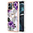 Coque Silicone Motif Fantaisie Souple Couleur Unie Etui Housse avec Laniere Strap YB3 pour Motorola Moto G14 Petit