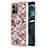 Coque Silicone Motif Fantaisie Souple Couleur Unie Etui Housse avec Laniere Strap YB3 pour Motorola Moto G14 Petit