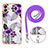 Coque Silicone Motif Fantaisie Souple Couleur Unie Etui Housse avec Laniere Strap YB3 pour Samsung Galaxy A04 4G Petit