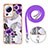 Coque Silicone Motif Fantaisie Souple Couleur Unie Etui Housse avec Laniere Strap YB3 pour Xiaomi Mi 12 Lite NE 5G Petit