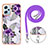 Coque Silicone Motif Fantaisie Souple Couleur Unie Etui Housse avec Laniere Strap YB3 pour Xiaomi Poco X4 GT 5G Petit