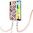 Coque Silicone Motif Fantaisie Souple Couleur Unie Etui Housse avec Laniere Strap YB3 pour Xiaomi Redmi A1 Petit