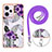 Coque Silicone Motif Fantaisie Souple Couleur Unie Etui Housse avec Laniere Strap YB3 pour Xiaomi Redmi Note 12 Pro 5G Petit