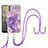 Coque Silicone Motif Fantaisie Souple Couleur Unie Etui Housse avec Laniere Strap YB5 pour Nokia C31 Petit