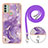 Coque Silicone Motif Fantaisie Souple Couleur Unie Etui Housse avec Laniere Strap YB5 pour Nokia C31 Petit