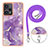 Coque Silicone Motif Fantaisie Souple Couleur Unie Etui Housse avec Laniere Strap YB5 pour Xiaomi Poco F5 5G Petit