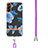 Coque Silicone Motif Fantaisie Souple Couleur Unie Etui Housse avec Laniere Strap YB6 pour Samsung Galaxy A34 5G Petit