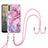 Coque Silicone Motif Fantaisie Souple Couleur Unie Etui Housse avec Laniere Strap YB7 pour Nokia C31 Petit