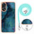 Coque Silicone Motif Fantaisie Souple Couleur Unie Etui Housse avec Laniere Strap YB7 pour Oppo Reno8 T 4G Petit