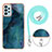 Coque Silicone Motif Fantaisie Souple Couleur Unie Etui Housse avec Laniere Strap YB7 pour Samsung Galaxy A72 4G Petit