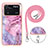 Coque Silicone Motif Fantaisie Souple Couleur Unie Etui Housse avec Laniere Strap YB7 pour Xiaomi Poco M4 Pro 4G Petit