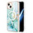 Coque Silicone Motif Fantaisie Souple Couleur Unie Etui Housse avec Mag-Safe Magnetic Magnetique pour Apple iPhone 13 Petit