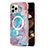 Coque Silicone Motif Fantaisie Souple Couleur Unie Etui Housse avec Mag-Safe Magnetic Magnetique pour Apple iPhone 13 Pro Bleu