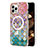 Coque Silicone Motif Fantaisie Souple Couleur Unie Etui Housse avec Mag-Safe Magnetic Magnetique pour Apple iPhone 13 Pro Colorful