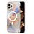 Coque Silicone Motif Fantaisie Souple Couleur Unie Etui Housse avec Mag-Safe Magnetic Magnetique pour Apple iPhone 13 Pro Max Petit