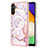 Coque Silicone Motif Fantaisie Souple Couleur Unie Etui Housse avec Mag-Safe Magnetic Magnetique pour Samsung Galaxy A34 5G Petit