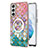 Coque Silicone Motif Fantaisie Souple Couleur Unie Etui Housse avec Mag-Safe Magnetic Magnetique pour Samsung Galaxy S21 FE 5G Colorful