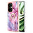 Coque Silicone Motif Fantaisie Souple Couleur Unie Etui Housse avec Support Bague Anneau Y01B pour OnePlus Nord CE 3 Lite 5G Petit