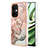 Coque Silicone Motif Fantaisie Souple Couleur Unie Etui Housse avec Support Bague Anneau Y01B pour OnePlus Nord CE 3 Lite 5G Petit