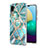 Coque Silicone Motif Fantaisie Souple Couleur Unie Etui Housse avec Support Bague Anneau Y01B pour Samsung Galaxy A02 Petit