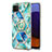 Coque Silicone Motif Fantaisie Souple Couleur Unie Etui Housse avec Support Bague Anneau Y01B pour Samsung Galaxy A22s 5G Petit