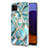 Coque Silicone Motif Fantaisie Souple Couleur Unie Etui Housse avec Support Bague Anneau Y01B pour Samsung Galaxy F42 5G Petit