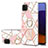 Coque Silicone Motif Fantaisie Souple Couleur Unie Etui Housse avec Support Bague Anneau Y01B pour Samsung Galaxy F42 5G Rose