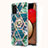 Coque Silicone Motif Fantaisie Souple Couleur Unie Etui Housse avec Support Bague Anneau Y01B pour Samsung Galaxy M02s Petit