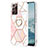 Coque Silicone Motif Fantaisie Souple Couleur Unie Etui Housse avec Support Bague Anneau Y01B pour Samsung Galaxy Note 20 Ultra 5G Petit