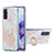 Coque Silicone Motif Fantaisie Souple Couleur Unie Etui Housse avec Support Bague Anneau Y01B pour Samsung Galaxy S20 Rose