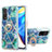 Coque Silicone Motif Fantaisie Souple Couleur Unie Etui Housse avec Support Bague Anneau Y01B pour Xiaomi Mi 10T 5G Petit