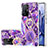 Coque Silicone Motif Fantaisie Souple Couleur Unie Etui Housse avec Support Bague Anneau Y01B pour Xiaomi Mi 11T 5G Violet