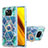 Coque Silicone Motif Fantaisie Souple Couleur Unie Etui Housse avec Support Bague Anneau Y01B pour Xiaomi Poco X3 Pro Petit