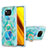 Coque Silicone Motif Fantaisie Souple Couleur Unie Etui Housse avec Support Bague Anneau Y01B pour Xiaomi Poco X3 Pro Petit