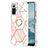 Coque Silicone Motif Fantaisie Souple Couleur Unie Etui Housse avec Support Bague Anneau Y01B pour Xiaomi Redmi Note 10 Pro Max Petit