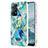 Coque Silicone Motif Fantaisie Souple Couleur Unie Etui Housse avec Support Bague Anneau Y01B pour Xiaomi Redmi Note 11 Pro 4G Petit