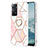 Coque Silicone Motif Fantaisie Souple Couleur Unie Etui Housse avec Support Bague Anneau Y01B pour Xiaomi Redmi Note 11 Pro 4G Petit