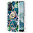 Coque Silicone Motif Fantaisie Souple Couleur Unie Etui Housse avec Support Bague Anneau Y01B pour Xiaomi Redmi Note 11 Pro 5G Vert Nuit