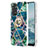 Coque Silicone Motif Fantaisie Souple Couleur Unie Etui Housse avec Support Bague Anneau Y01B pour Xiaomi Redmi Note 11S 4G Vert Nuit