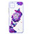 Coque Silicone Motif Fantaisie Souple Couleur Unie Etui Housse avec Support Bague Anneau Y01X pour Samsung Galaxy A22 5G Petit