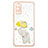 Coque Silicone Motif Fantaisie Souple Couleur Unie Etui Housse avec Support Bague Anneau Y01X pour Samsung Galaxy S20 5G Jaune