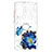 Coque Silicone Motif Fantaisie Souple Couleur Unie Etui Housse avec Support Bague Anneau Y01X pour Samsung Galaxy S20 FE 4G Bleu