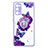 Coque Silicone Motif Fantaisie Souple Couleur Unie Etui Housse avec Support Bague Anneau Y01X pour Samsung Galaxy S20 FE 4G Petit