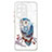 Coque Silicone Motif Fantaisie Souple Couleur Unie Etui Housse avec Support Bague Anneau Y01X pour Samsung Galaxy S20 Ultra 5G Petit