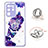 Coque Silicone Motif Fantaisie Souple Couleur Unie Etui Housse avec Support Bague Anneau Y01X pour Samsung Galaxy S20 Ultra Petit