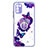 Coque Silicone Motif Fantaisie Souple Couleur Unie Etui Housse avec Support Bague Anneau Y01X pour Xiaomi Poco M3 Petit